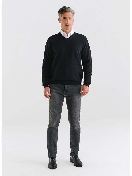 Pako Lorente Pako Lorente Sweter P23WB-2X-011 Czarny Classic Fit