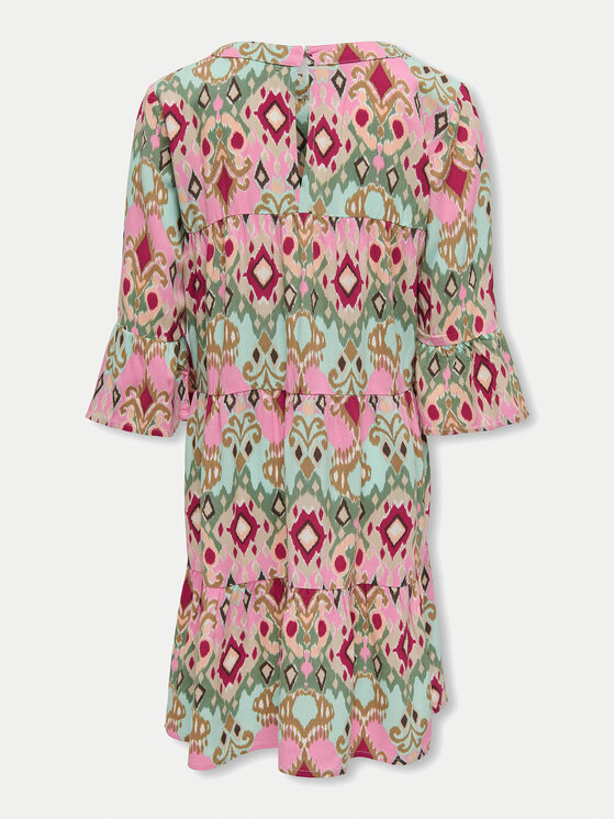 Kids ONLY Kids ONLY Rochie de vară Glow 15342122 Colorat Loose Fit