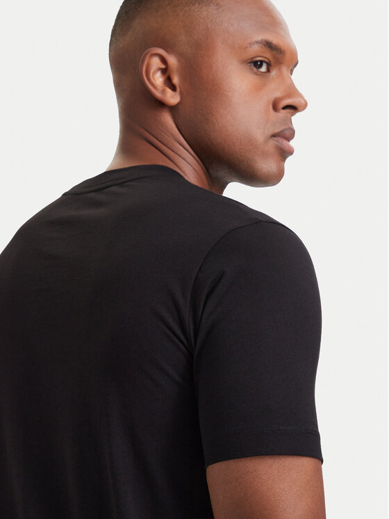 KARL LAGERFELD KARL LAGERFELD Tričko 755063 564242 Čierna Regular Fit
