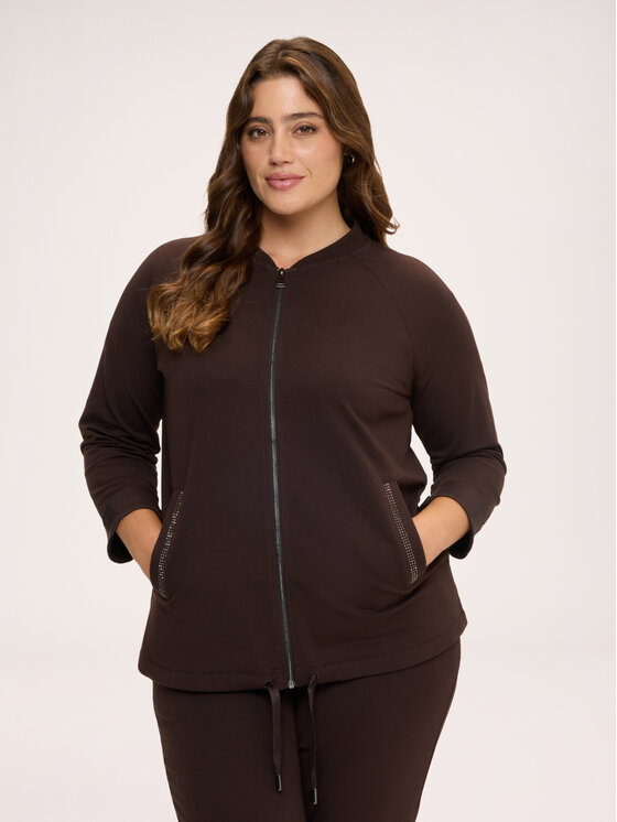 Fiorella Rubino Fiorella Rubino Felpa G896L009259N022 Marrone Over Fit