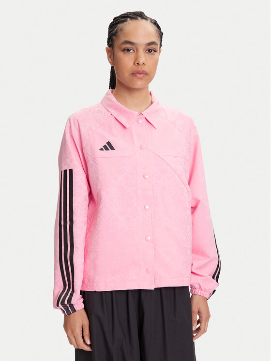 adidas adidas Демісезонна куртка Tiro x Common Goal Coaches JL7648 Рожевий Loose Fit