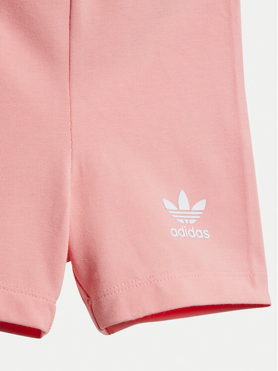 adidas adidas Komplekti kuuluvad t-särk ja šortsid Cycling JI5835 Roosa Slim Fit