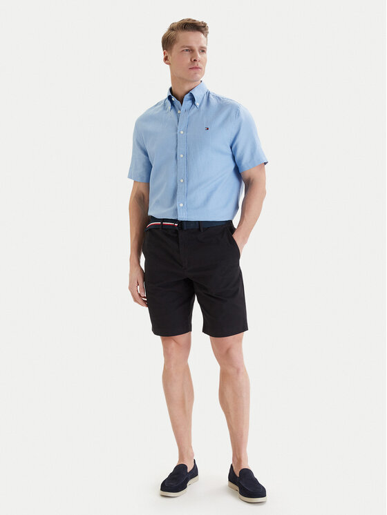 Tommy Hilfiger Tommy Hilfiger Košeľa MW0MW42450 Modrá Regular Fit