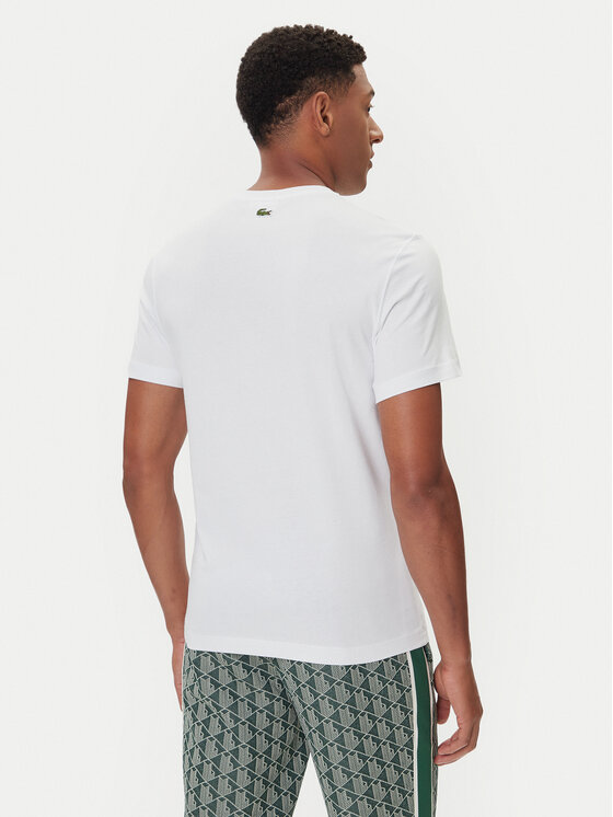 Lacoste Lacoste T-Shirt TH5634 Bílá Regular Fit