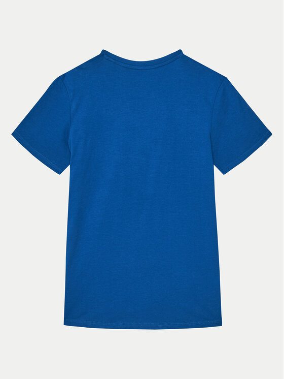 Guess Guess T-Shirt L5RI00 K8HM4 Modrá Regular Fit