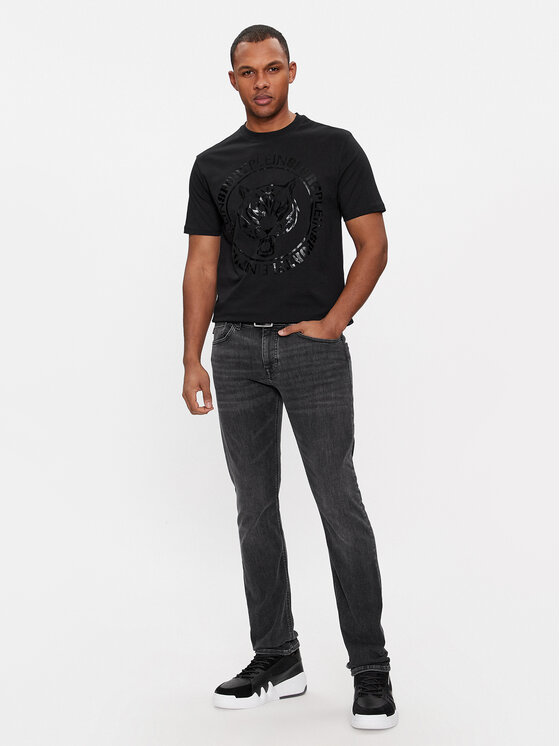 Plein Sport Plein Sport T-shirt SADC MTK6929 SJY001N Nero Regular Fit