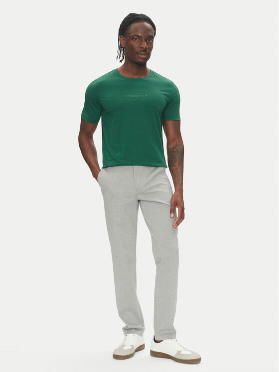 Lindbergh Lindbergh T-krekls 30-400200B Zaļš Relaxed Fit