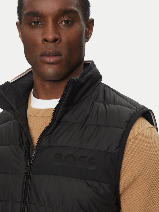 BOSS BOSS Prsluk H-Cenito 50518375 Crna Regular Fit
