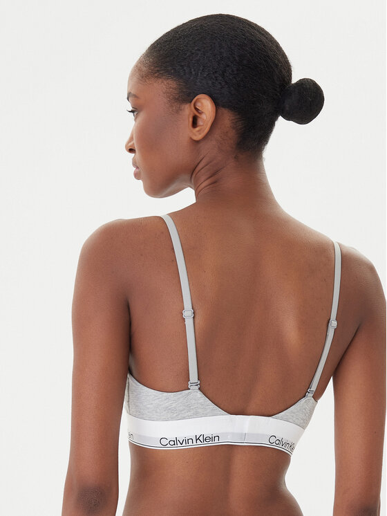 Calvin Klein Underwear Calvin Klein Underwear Podprsenka Bralette LV00QF8498 Šedá