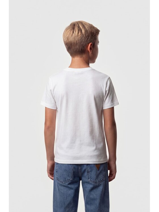 Guess Kids Guess Kids T-Shirt 183039 Bílá Classic Fit