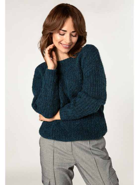 QUIOSQUE QUIOSQUE Sveter Quiosque 6TP005834 Modrá Regular Fit