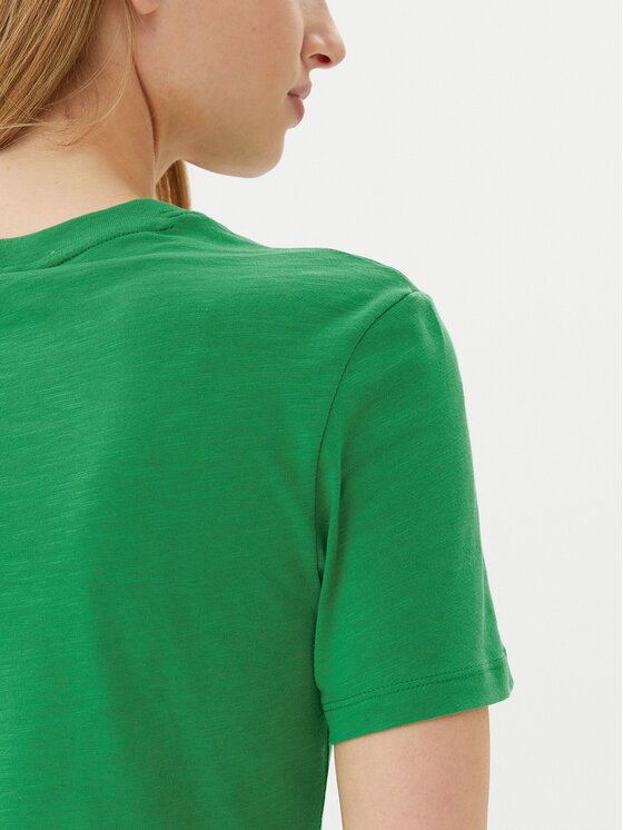 Tommy Hilfiger Tommy Hilfiger T-Shirt WW0WW44559 Zielony Regular Fit