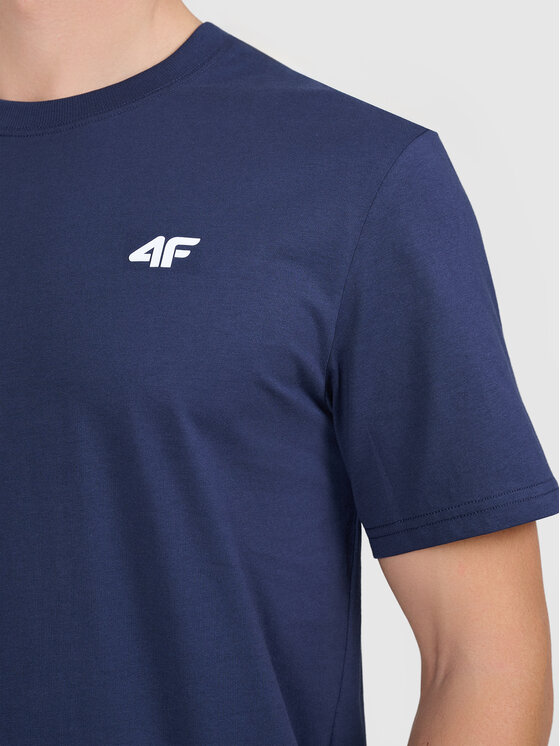 4F 4F T-Shirt 4FWMM00TTSHM3340-31S Granatowy Active Fit