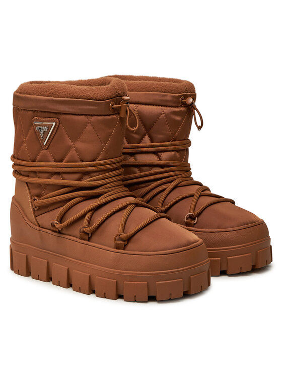 Guess Guess Μπότες Χιονιού Uniques FLFUNI FAB10 Καφέ