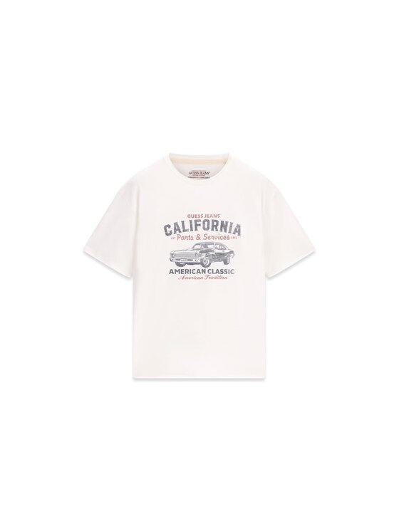 Guess Jeans Guess Jeans T-Shirt 184117 Biały Classic Fit