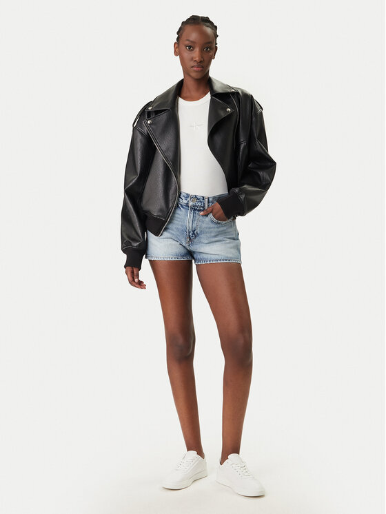 Calvin Klein Jeans Calvin Klein Jeans Szorty jeansowe LV047F770G Niebieski Slim Fit
