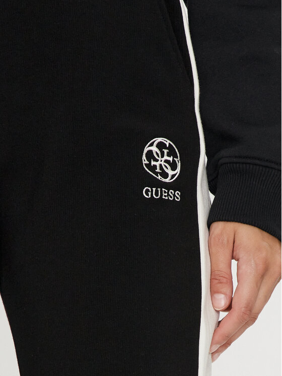 Guess Guess Jogginghose Elea V4YB02 KCDN0 Schwarz Regular Fit