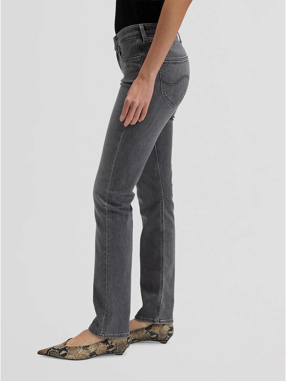 Lee Lee Jeansy MARION Czarny Straight Fit