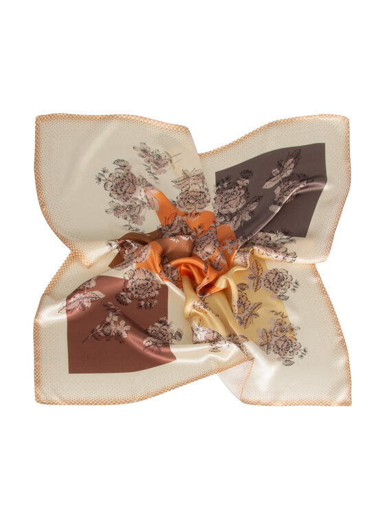 ALLORA BE UNIQUE ALLORA BE UNIQUE Foulard jedwabna Beige