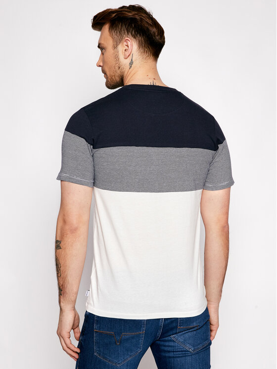 T-shirt Contrast Pocket 12174517 Blu scuro Regular...