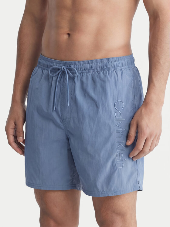 Calvin Klein Swimwear Pantaloni scurți pentru înot LV00N61029 Albastru Regular Fit