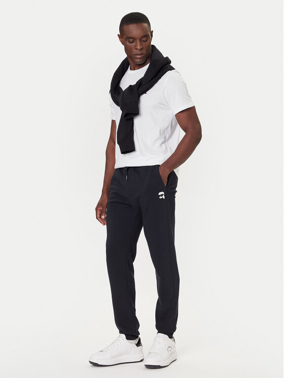 KARL LAGERFELD KARL LAGERFELD Teplákové kalhoty 705713 554910 Tmavomodrá Slim Fit