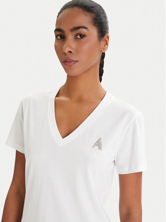 Armani Exchange Armani Exchange T-Shirt XW002330 AF10356 U0002 Biały Regular Fit
