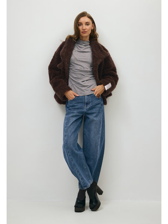 BIZUU BIZUU Kožešina WOOL WINTER Hnědá Standard Fit
