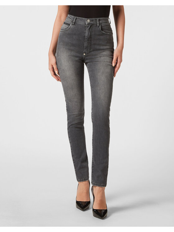 PHILIPP PLEIN PHILIPP PLEIN Jeansy 1819 Szary Slim Fit