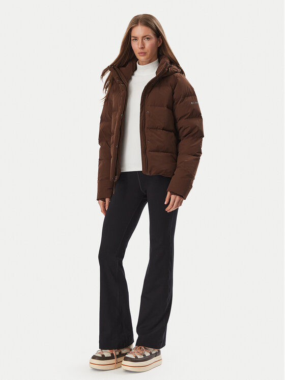 Columbia Columbia Pernata jakna Amaze Puff 2133714 Tamno smeđa Regular Fit