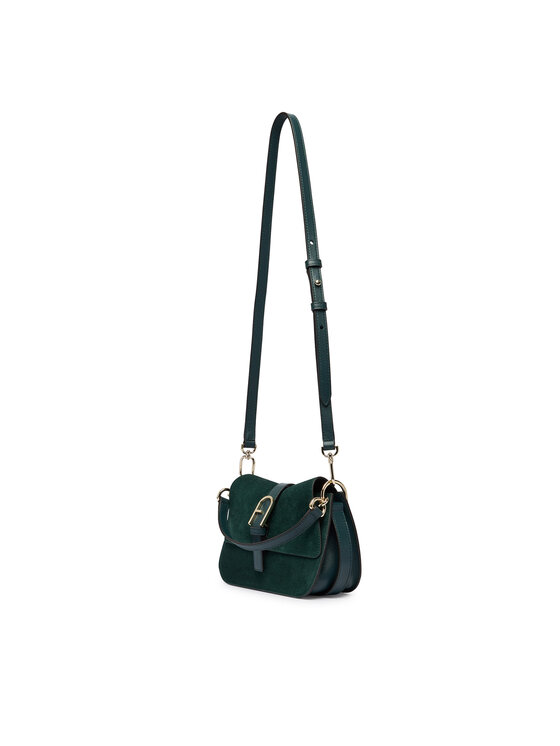 Furla Furla Τσάντα Flow Mini Top Handle WB01032 BX3045 CN 5137S Σκούρο πράσινο