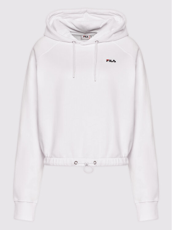 Fila Fila Džemperis ar kapuci Eilies 689120 Balts Cropped Fit