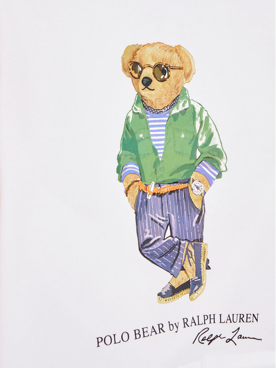 Polo Ralph Lauren Polo Ralph Lauren Μπλούζα 323865679001 Λευκό Regular Fit
