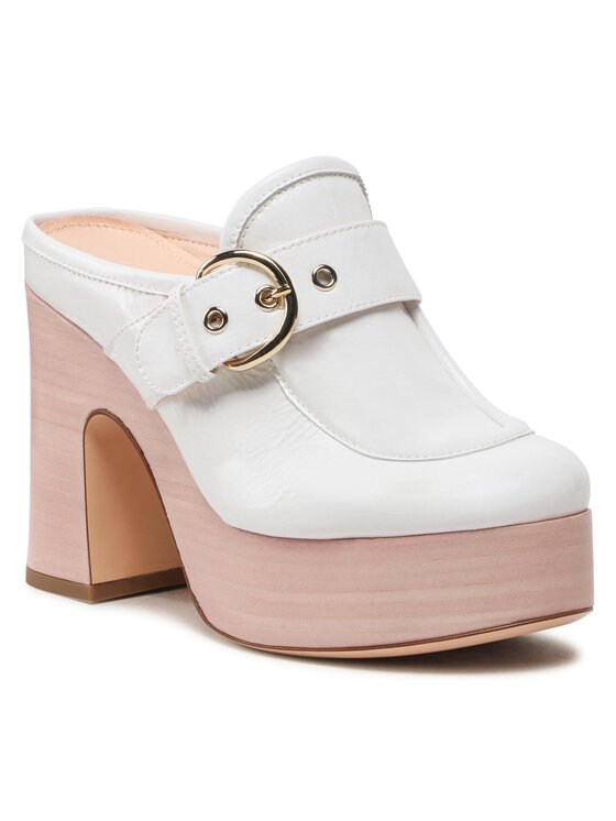 AGL AGL Klapki Sista Moc D244011PCPLUME0106 Biały