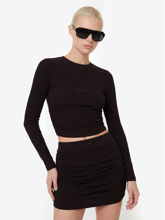 La Mania La Mania S dlouhým rukávem TIDAL Hnědá Basic Fit