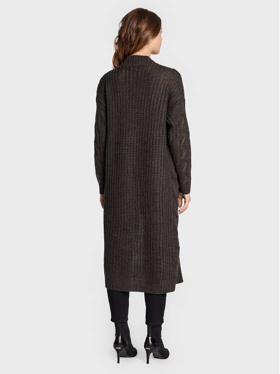 Cardigan LK-249ORGANZAB Grigio Regular Fit