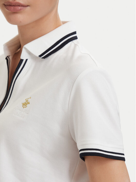 Beverly Hills Polo Club Beverly Hills Polo Club Pólóing P-SS26W-P0300 Fehér Regular Fit