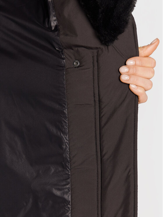 TWINSET TWINSET Palton 222TT2230 Negru Regular Fit