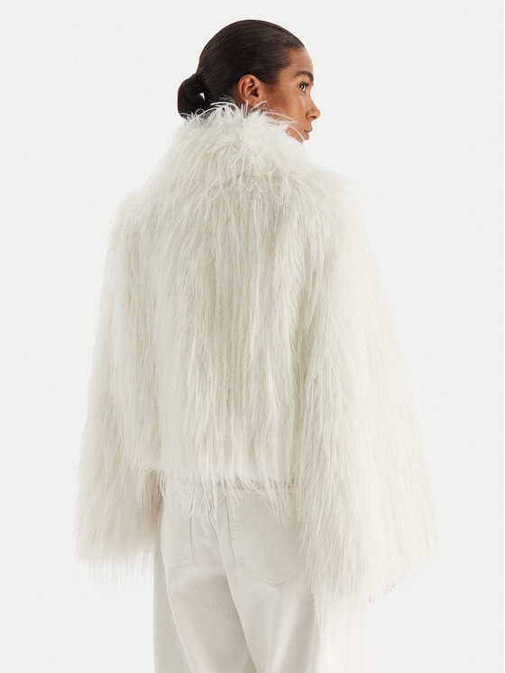 PINKO PINKO Pelliccia 106045 A2ZO Z14 Bianco Regular Fit