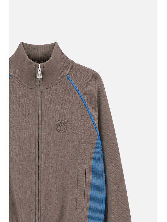 PINKO PINKO Bluza Carcovia Zippato Brązowy