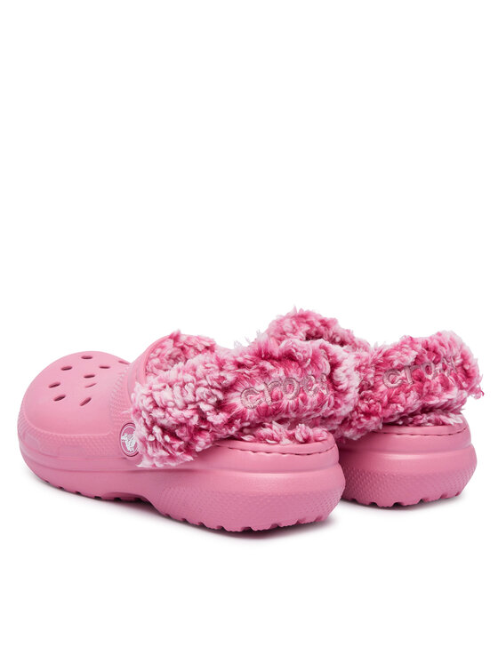Crocs Crocs Şlapi Classic Fleece Lined Clog K 212856 Roz