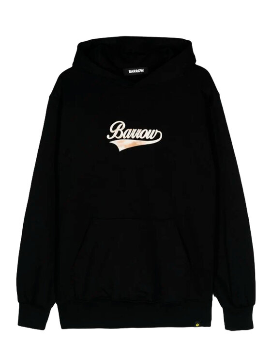 Barrow Felpa F4BWUAHS088 Nero Regular Fit Modivo