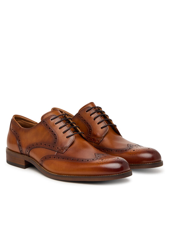Clarks Clarks Półbuty CraftRemi Tip 26186394 Brązowy