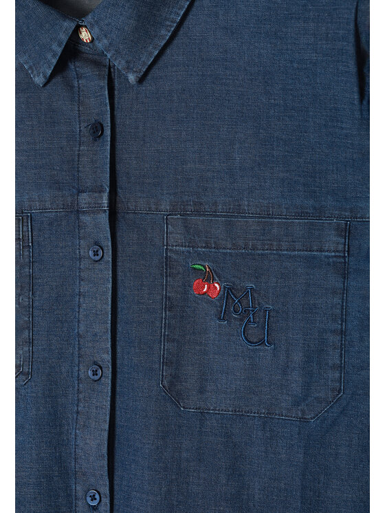 TATUUM TATUUM Koszula MISIA 1 Niebieski Loose Fit