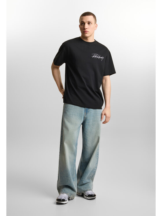 PROSTO. PROSTO. T-Shirt Club Czarny Oversize
