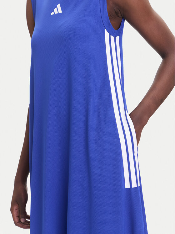 adidas adidas Vsakodnevna obleka Tiro Cut 3-Stripes Soft Mesh JW6819 Modra Regular Fit