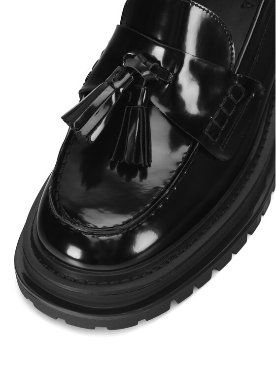 Badura Badura Loafersy WGA3311-1Z Czarny