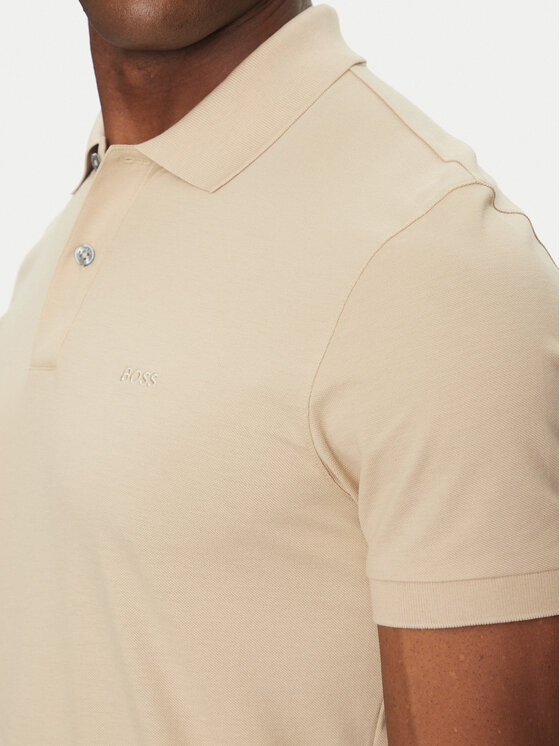 BOSS BOSS Polo Pallas 50468362 Beżowy Regular Fit