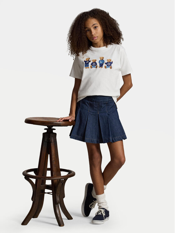 Polo Ralph Lauren Polo Ralph Lauren T-Shirt 313A11851001 Λευκό Regular Fit