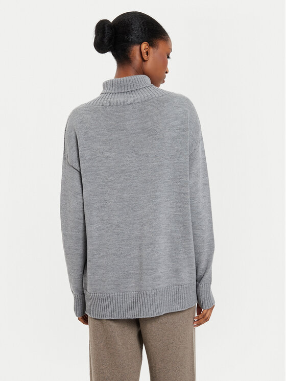 Max Mara Leisure Max Mara Leisure Поло Superbo 2426366148 Сив Relaxed Fit